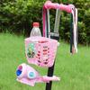 Multicolors Children Kids Basket Plastic Student Front Basket  Bike Accessories