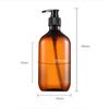 500ML Pressed Pump PET Plastic Foam Empty Shower Gel Refillable Bottles Lotion Shampoo Bottles