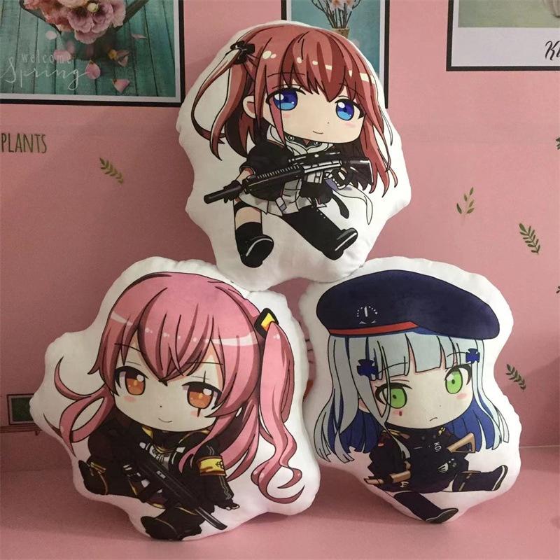 Soft And Crystal Super Soft Girls' Frontline Plush Pillow Star15 Double-sided Print Plush Keychain Pendant Doll