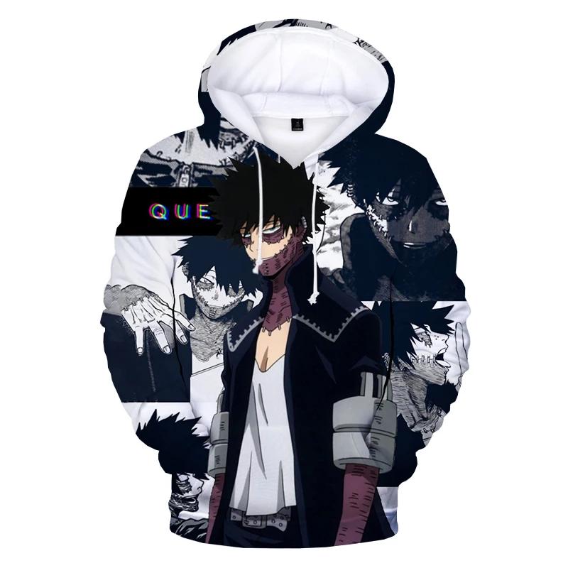 2024 My Hero Academia Dabi 3D Print Hoodie Sweatshirts Men Women Fashion Casual Pullover Anime Streetwear Oversized Hoodies