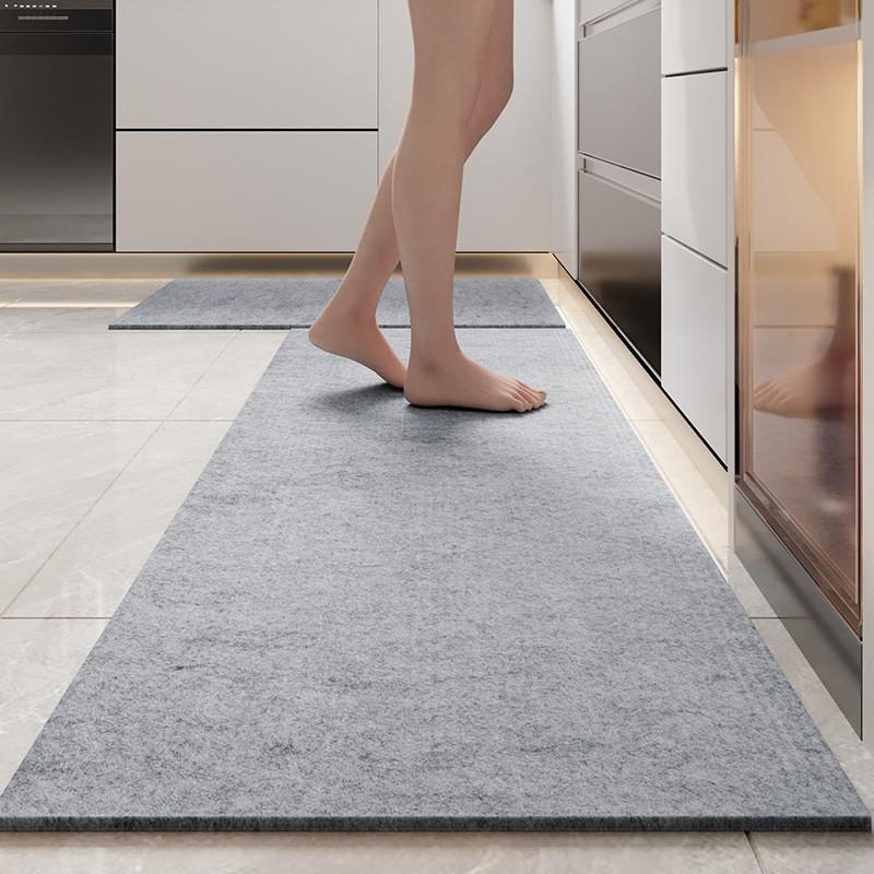 Kitchen Floor Mat Absorbent Non-Slip Home Disposable Wipeable Dirty Resistant Entry Door Rug