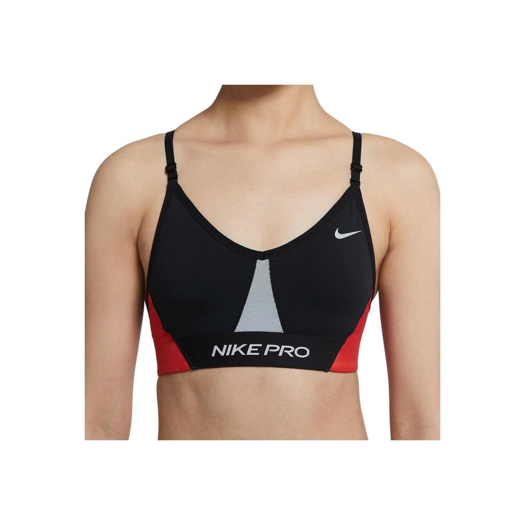 Nike Pro Indy Training Low Impact Support Спортивный бюстгальтер Женское нижнее белье Черный CZ7187-010