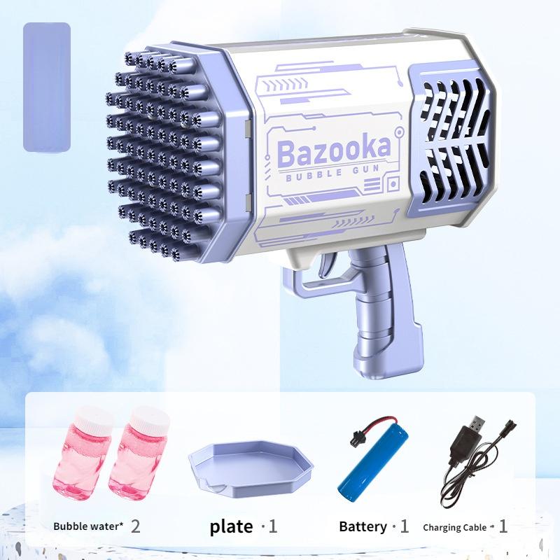 Детская красочная машина для пузырей «Базука» с 69 отверстиями, супер мульти-пузыри, детские уличные игрушки