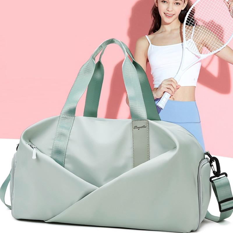 Женская спортивная спортивная сумка, дорожная сумка для сухой и влажной уборки, практичная многофункциональная сумка для плавания, сумка через плечо X393A
