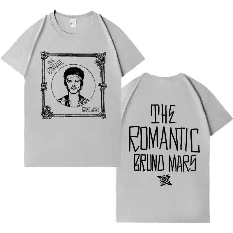 Singer Bruno Mars New Album Pop Tshirt Unisexs Women Casual Short Sleeve Tshirt Unisexs Aesthetic Breathable 2026 Summer new Top