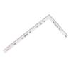 Botocoo Stainless Steel Right Angle Ruler, L-Shaped Curved Ruler, Measuring Tool for Woodworking, Cutting, Drafting, and DIY (300mm X 150mm)