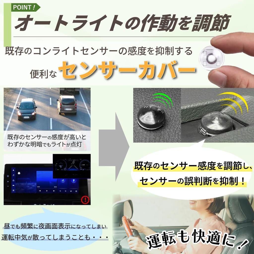 ROOOCYY Универсальная крышка датчика света автомобиля, совместимая с Toyota Lexus Daihatsu 18 мм, инструмент для датчика света, дымчатый