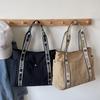 Повседневная модная сумка-тоут большой вместимости Простая дорожная сумка Женская большая сумка через плечо Сумка-тоут