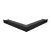 Vent Cover LUFT Corner 56x56x6 Black