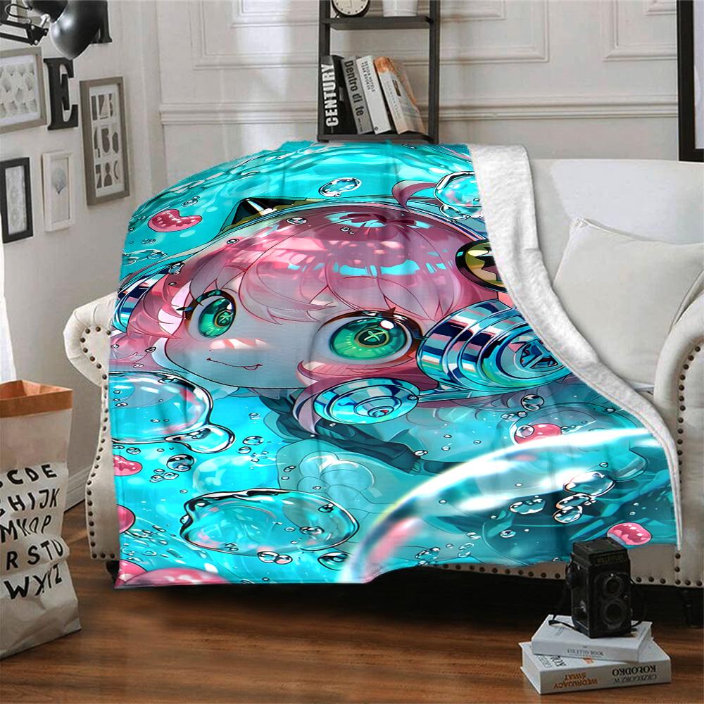 Anya Forger Blanket Ultra-Soft Great for Couch Office Seaside Four Seasons Universal Modern Style Ideal Gift for Friends Family Couples Picnic