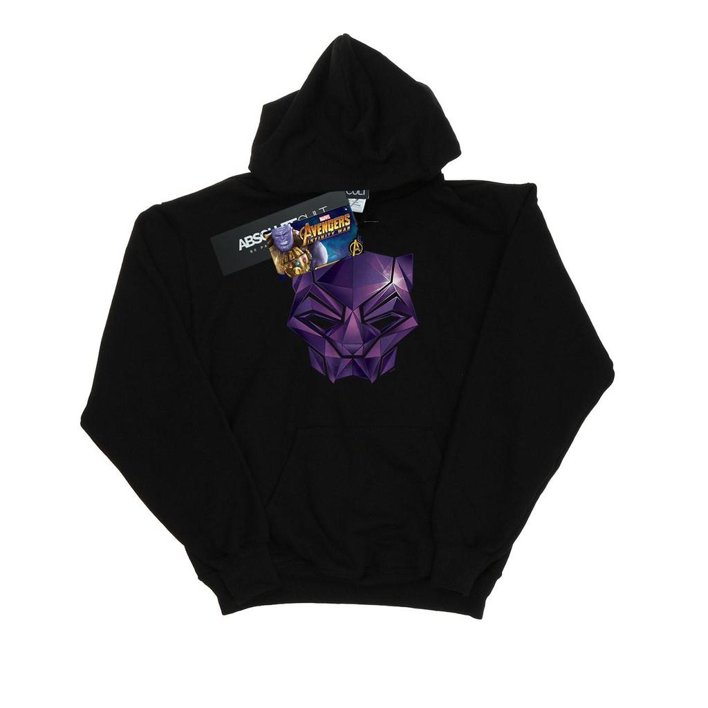 Marvel Boys Avengers Infinity War Black Panther Geometric Hoodie