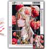Diamond Painting Genshin and Flower Diamond Mosaic Craft Diamond Embroidery Painting