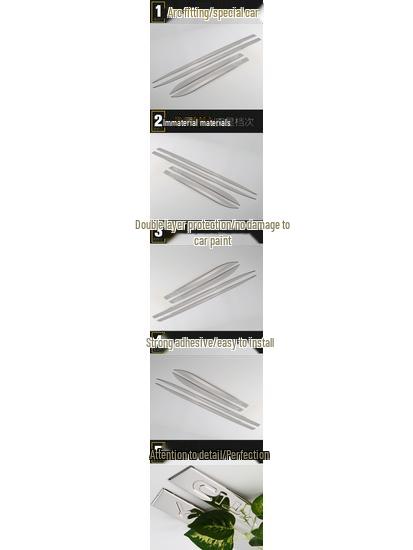 City Door Trim: Fits 15 Models - Anti-Scratch, Decorative Bumper & Door Panel Strips