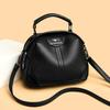 Middle-aged Women Middle-aged and Elderly Women Shoulder Bag, Crossbody Bag Soft Leather Women's Single Small Bag