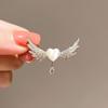Angel Wings Love Brooch High-End Female Cute Anti-Light Pin Simple Neckline Corsage Suit Accessories