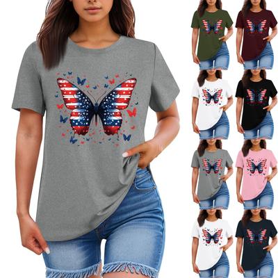 Женская мода повседневная футболка с круглым вырезом и короткими рукавами, топ, футболка, топ