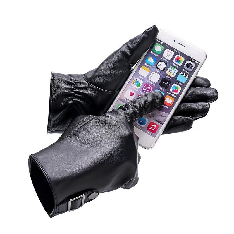 Мужские кожаные перчатки Sheridan с флисовой подкладкой