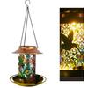Sac Taske Garden Light Bird Feeder Solar Outdoor Waterproof Bird Feeder LED Lantern (Single Item)