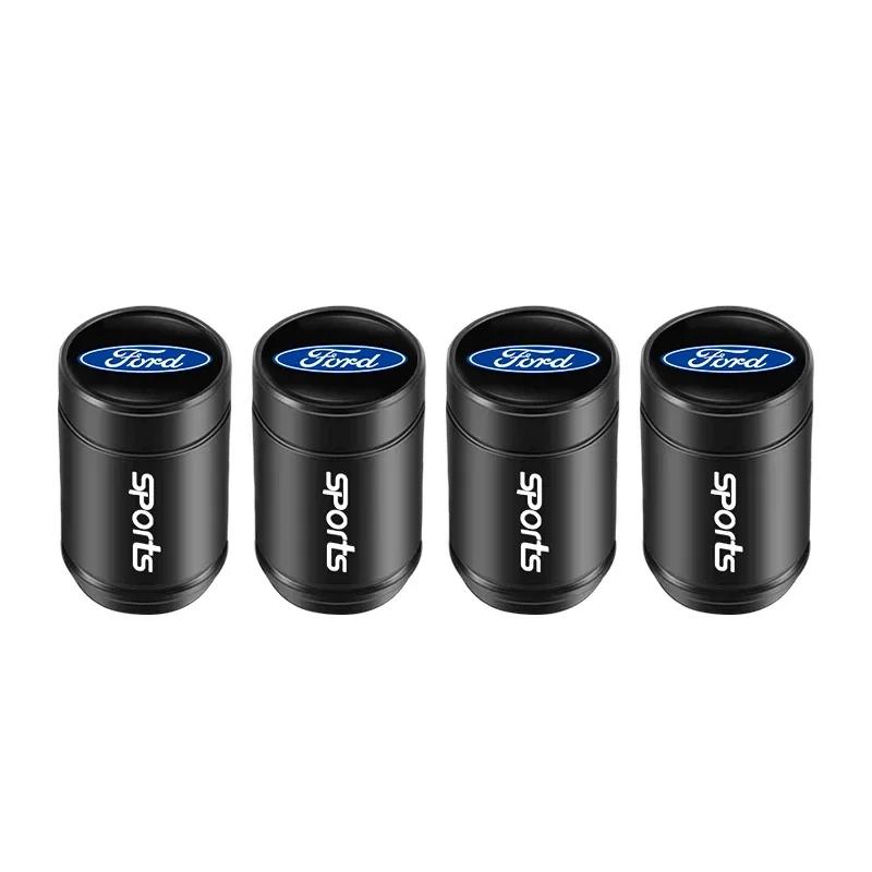 New 2026 Car Sticker Ford New 2025 Hot Metal Car Badge Wheel Tire Valve Caps Cover Tire Decoration For Ford Focus 2 3 Mondeo Kug