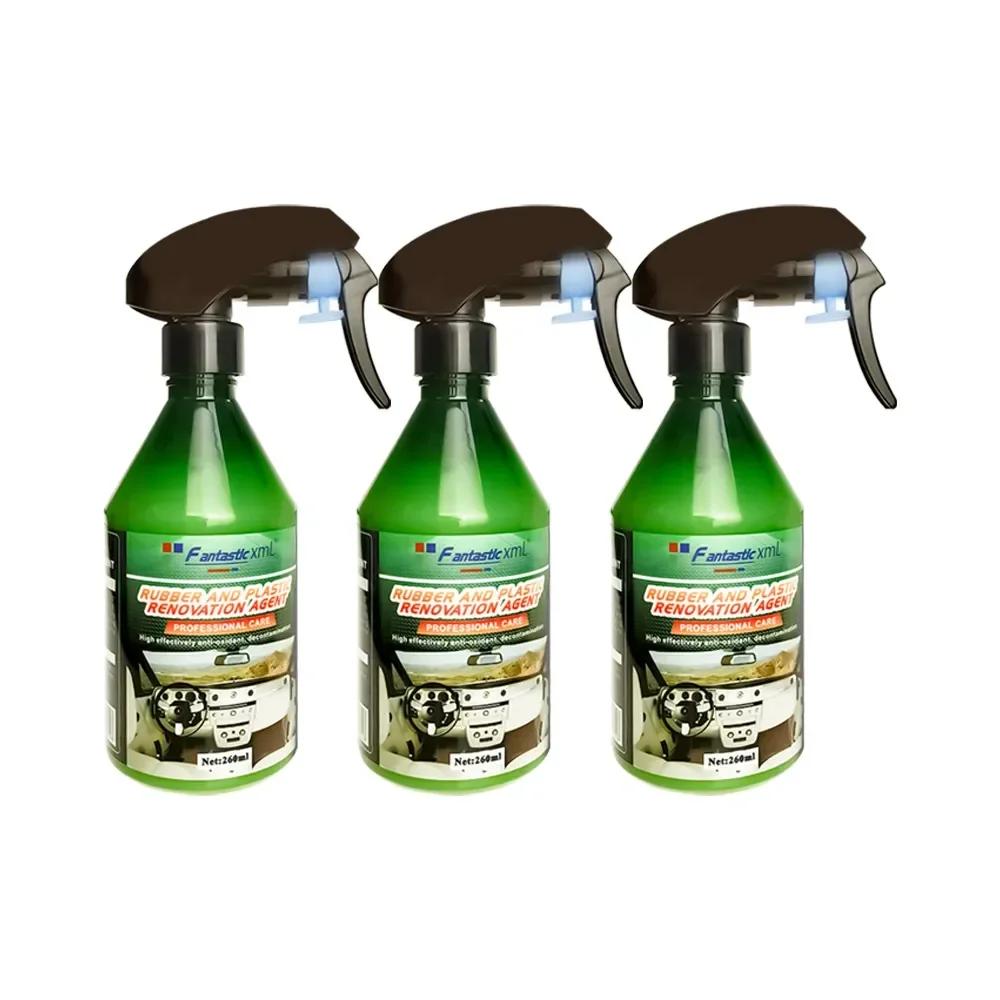 Восстановление пластика Суперблеск Очиститель салона автомобиля Нежирный Длительный срок службы Поддерживает блеск Автодетейлинг Быстрая защита покрытия