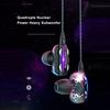 Проводные наушники HiFi Super Bass 3,5 мм, наушники-вкладыши, стерео наушники, эргономичная спортивная гарнитура, подарок на день рождения