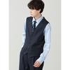 [Beams Heart] suit 130's glen check 3 buttons 3 piece suit men's NAVY XL