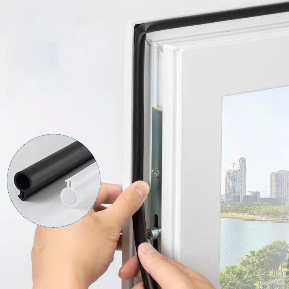 Силиконовая резина O-образный уплотнитель для дверей и окон Мягкий оконный трубчатый уплотнитель Шкаф