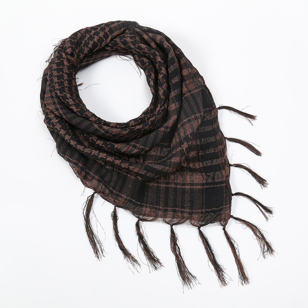 Спорт На открытом воздухе Арабская бандана Военный тактический шарф Многофункциональный Ветрозащитный Пескозащитный Теплый гейтор для шеи Головной платок