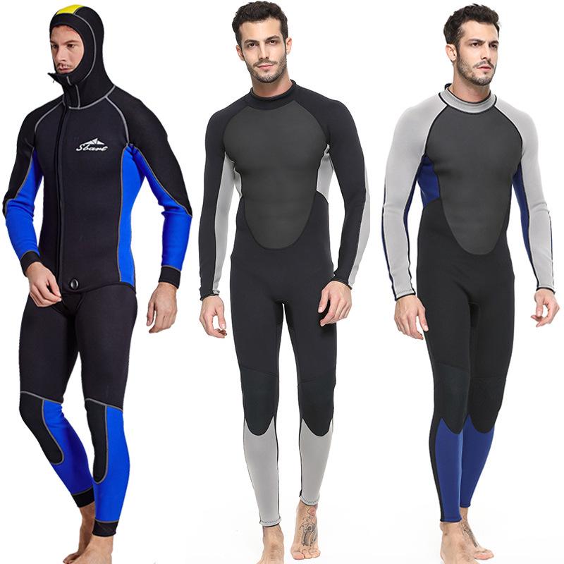 Shark Bart мужской цельный костюм для дайвинга и серфинга 3 мм, теплый и устойчивый к медузам, снаряжение для сноркелинга