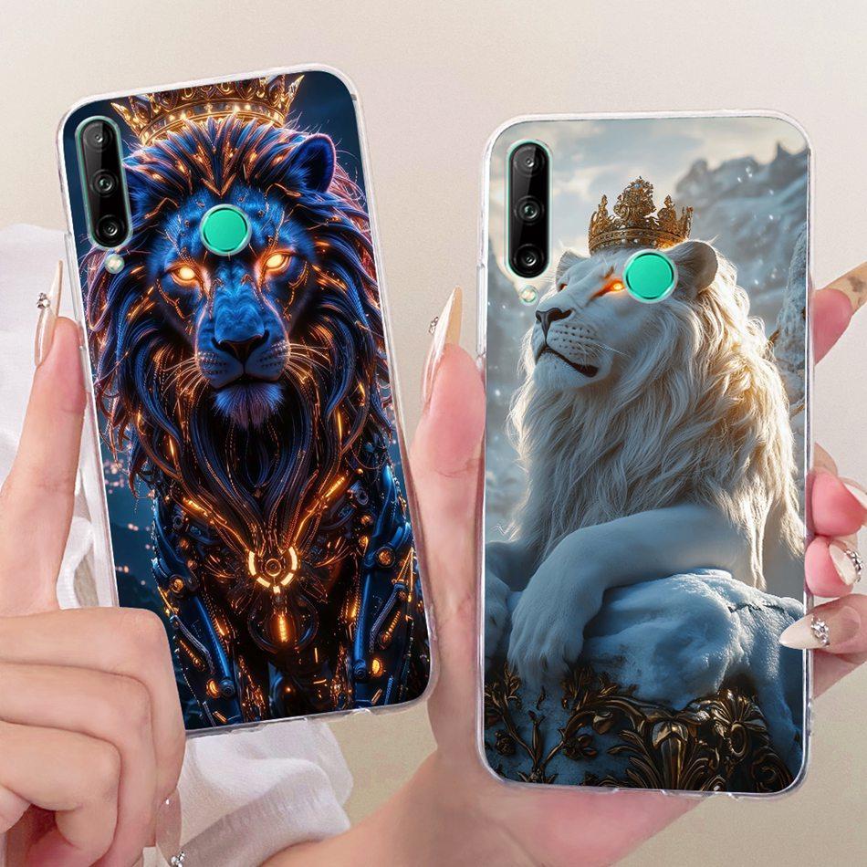 For Huawei Y7p Cool Dragon Tiger Pattern Phone Case For Huawei Y7P 2020 ART-L28 ART-L29 Soft Silicone TPU Cases