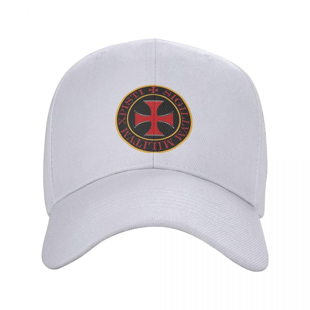 Бейсбольная кепка с крестом рыцарей тамплиеров для взрослых, христианские крестовые походы, регулируемая шляпа для папы унисекс, женские спортивные кепки Snapback