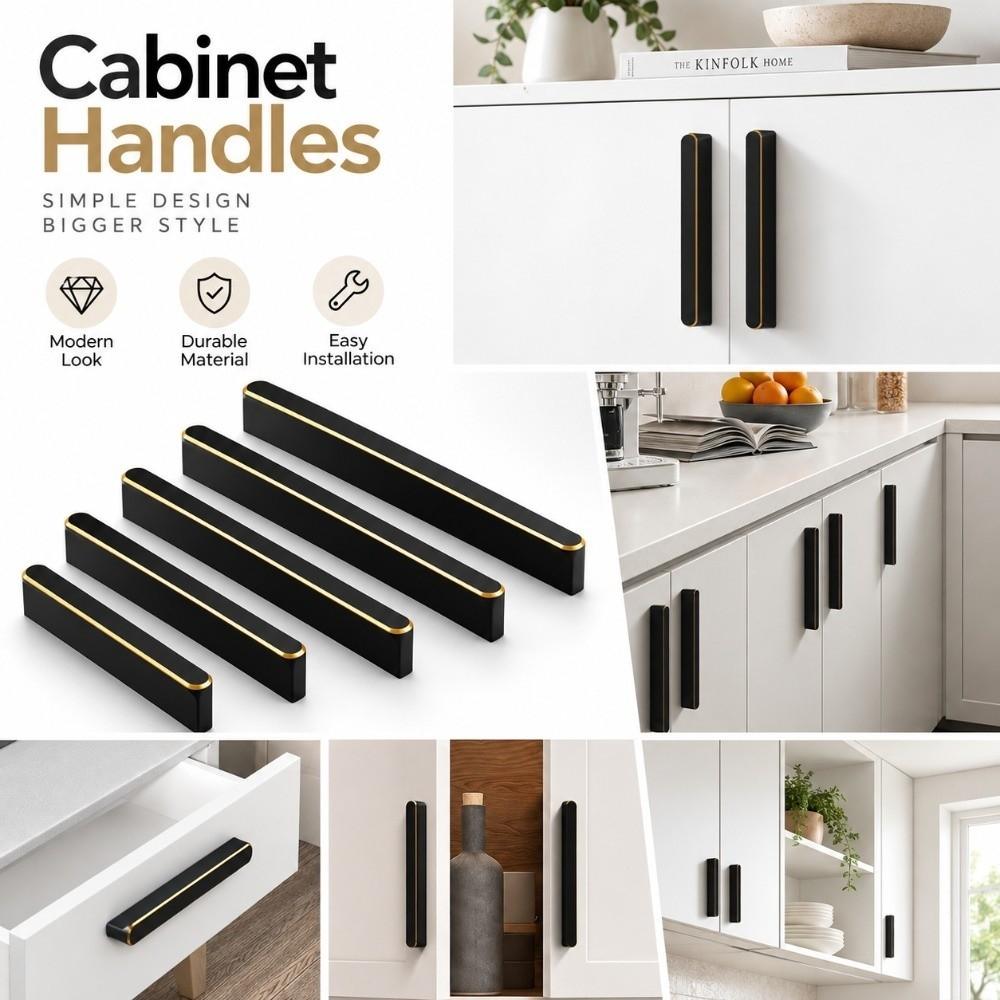 T Bar Round Head Drawer Pulls Aluminum Alloy Wardrobe Handles New Furniture Knobs Drawer Hardware
