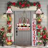 Traditional Design Christmas Door Decorations Holiday Welcome Hanging Decor Holiday Decorating