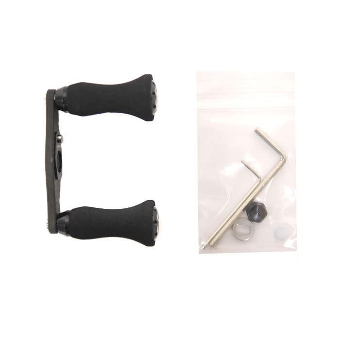 Bombada Manibella Carbon Double Handle 60mm Black for Daiwa Reel BMV-60 Right-Handed