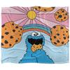 Sesame Street Sunrise Cookie Monster Blanket