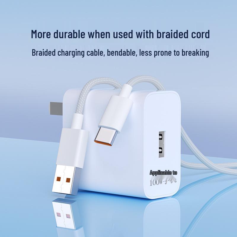 Зарядный набор Jingkai Cheng 1 м, 100 Вт, USB-C для устройств Apple и Android TZ09