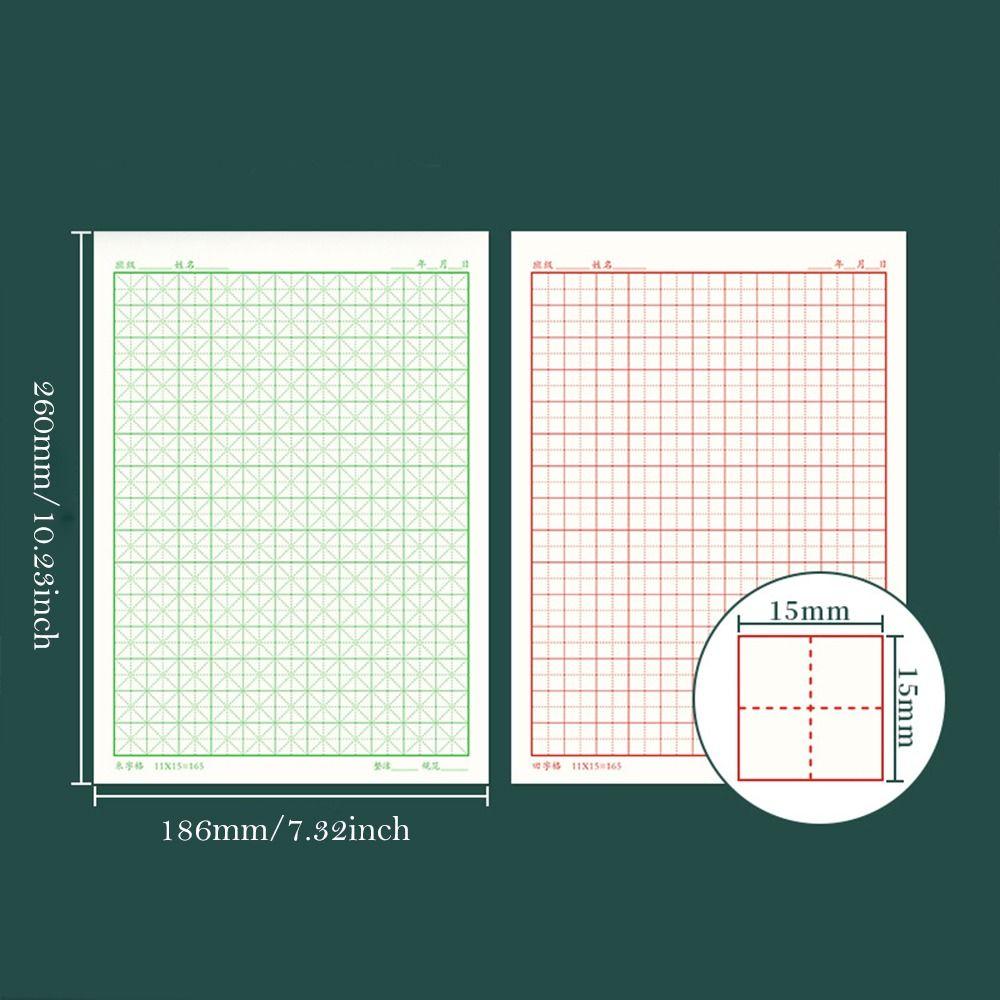 Grid Lattice Calligraphy Copybook Chinese Writing Paper Calligraphy Paper Chinese Copybook