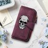 Gothic Skull Pattern Long Wallet Forever Fashion Daily Carry Multi Slot Purse