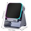Auto-induction Bluetooth Speaker RGB Ambient Light Phone Stand  Compatible with Most Phones