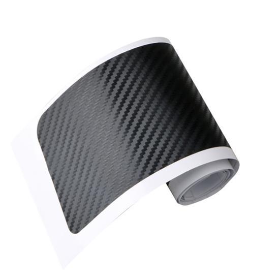 Universal Car Door Bumper Sticker Waterproof PVC Carbon Fiber Trim Strip Protective Film Anti-Scratch