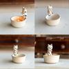 Cartoon Kitten Candle Holder, Kitty Warming Its Paws Cute Scented Light Holder, Cat Candle Holder With Warming Cat Paws, Gift For Cat Lover - Pjun