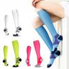 1Pair Compression Socks for Men Women 15-20 MmHg Support for Running Nurses Flight Pregnancy Circulation Athletic Socks