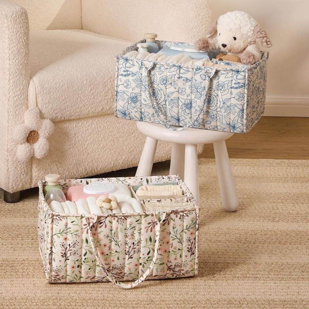 Multi-Pocket Foldable Mommy Bag Large Capacity Diaper Storage Bag Baby Diaper Organizer  Nursery