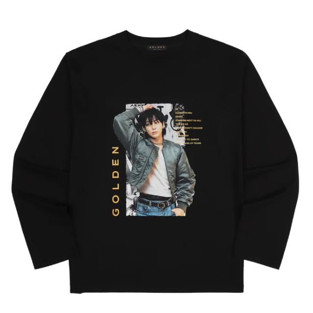 Футболка Jungkook GOLDEN L/S купить недорого — выгодные цены