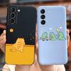 Чехол для Samsung Galaxy S22 Plus 5G Милые Астронавты Мультяшная Обложка Мягкий ТПУ Чехол для Телефона Для Samsung S22 Ultra S 22 S22+ Задняя Крышка