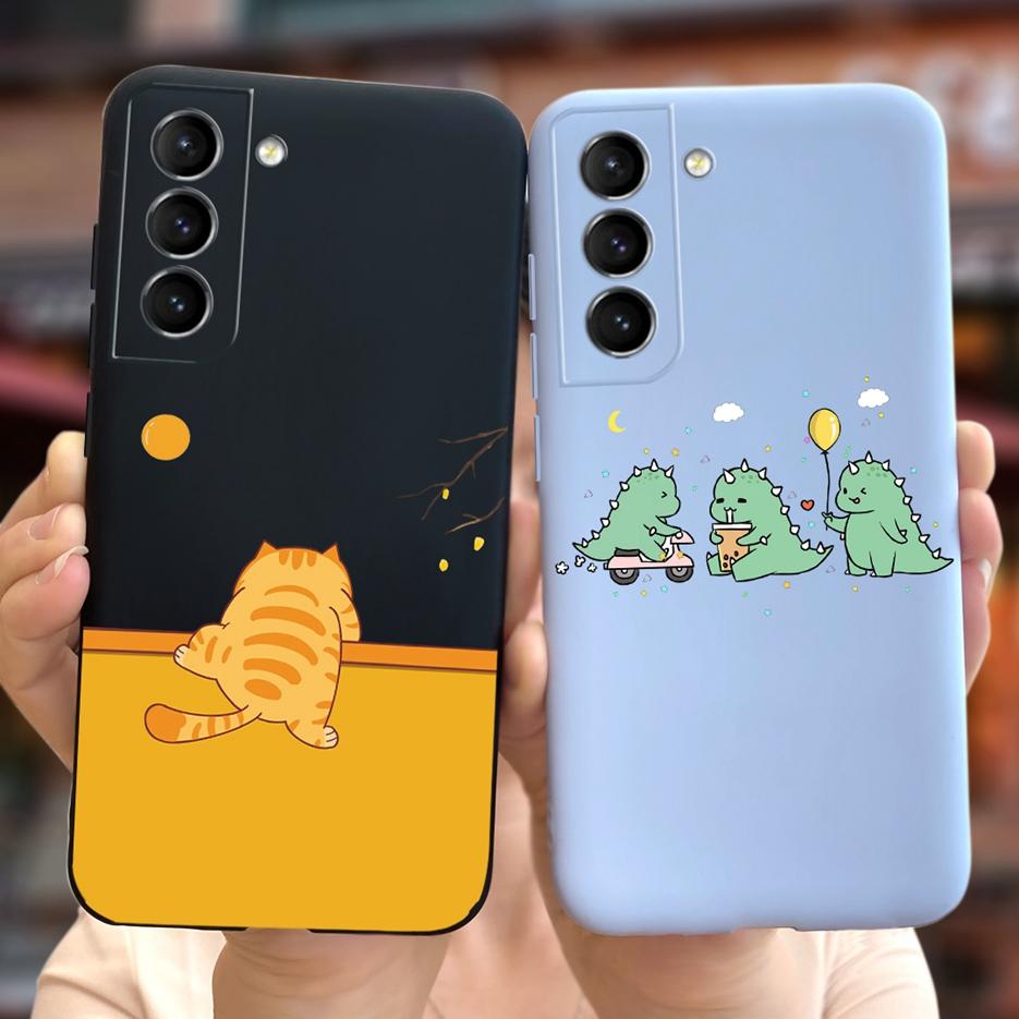 Чехол для Samsung Galaxy S22 Plus 5G Милые Астронавты Мультяшная Обложка Мягкий ТПУ Чехол для Телефона Для Samsung S22 Ultra S 22 S22+ Задняя Крышка