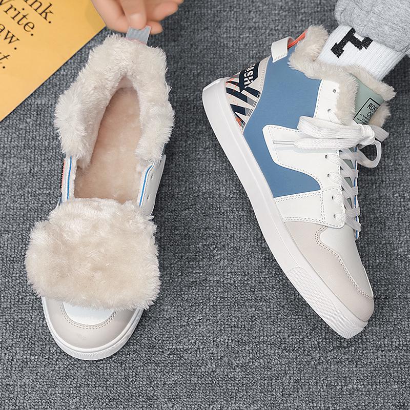 Оригинальные зимние теплые мужские кроссовки Plus Snow Sneaker большого размера 47, мягкие спортивные повседневные мужские кроссовки для активного отдыха из хлопка, мужская обувь для ходьбы