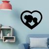 Mother and Baby Love Home Metal Wall Decor Sign Aesthetic Bedroom Room Door Decoration Modern Hangings Plate Decorative Items