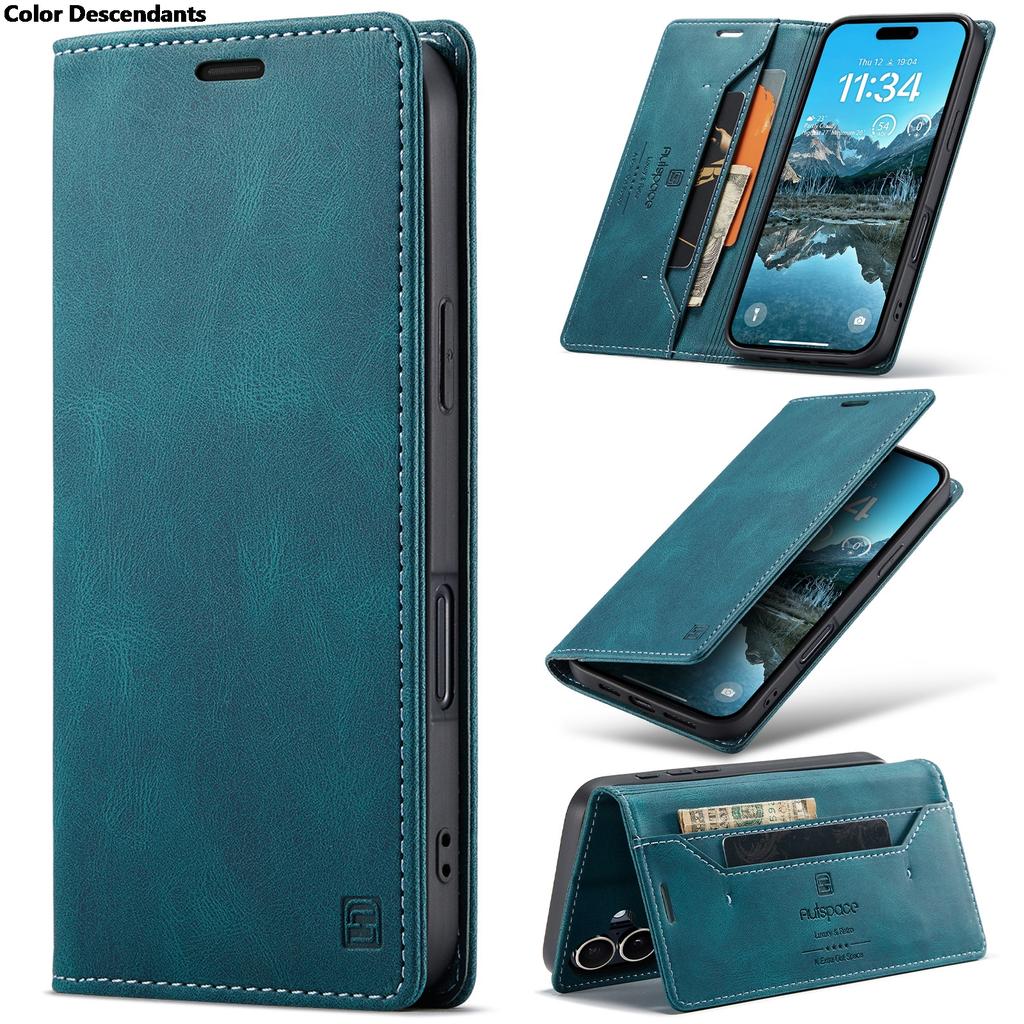 Кожаный чехол-кошелек для Samsung Galaxy S9 S10 Plus S20 FE S21 S22 S23 S24 S25 Ultra Роскошный магнитный откидной чехол Подставка для телефона Сумка