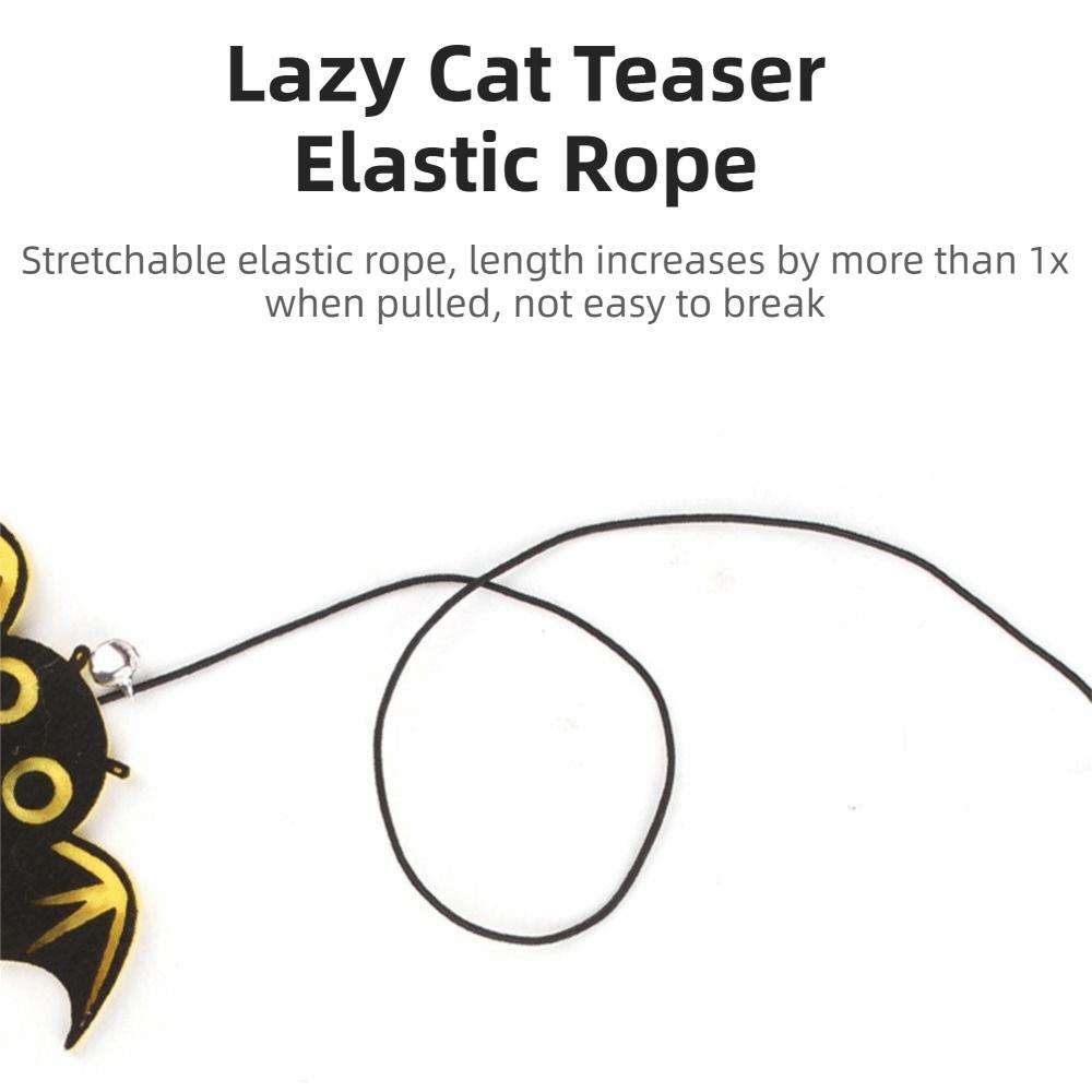 3Pcs Funny Halloween Cat Wand Toy Interactive Play Cat Toy Pole Kitten Entertainment